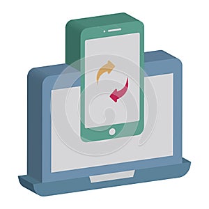 Application status vector icon which can easily modify or edit