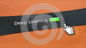 Application system setting Deep learning enable.