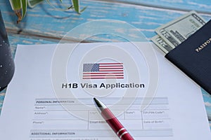 Application for United States H1B visa