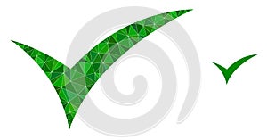 Apply Polygonal Lowpoly Flat Icon