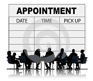 Appointment Schedule Memo Management Organizer Urgency Concept