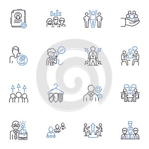 Appointment scheduling line icons collection. Booking, Scheduling, Rescheduling, Calendar, Availability, Reminder