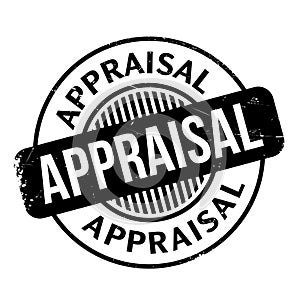 Appraisal rubber stamp