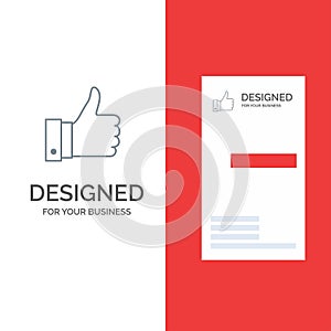 Appreciate, Remarks, Good, Like Grey Logo Design and Business Card Template