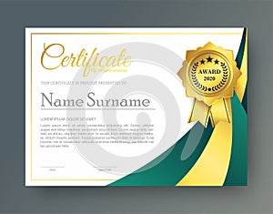 Appreciation certificate best award diploma