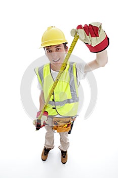 Apprentice builder or carpenter