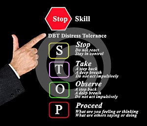 DBT distress tolerance