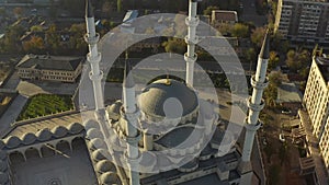 Approach to the roof of the Republican Central Mosque named after Imam Al Sarakhsi.