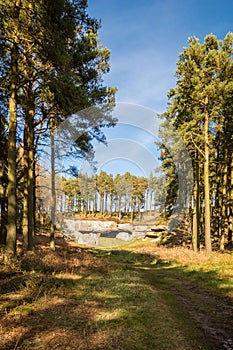 Approach to St Cuthbert's Cave