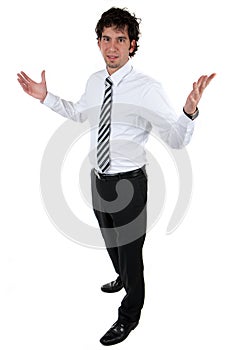 Approachable business man