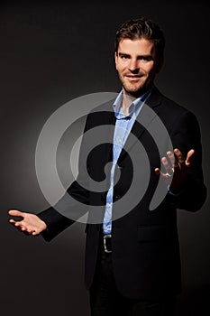 Approachable young business man