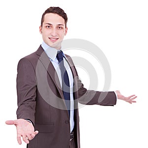 Approachable young business man photo