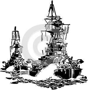 Approaching Battleships