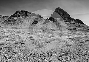 Approaching Boundary Cone on Route 66 in Arizona