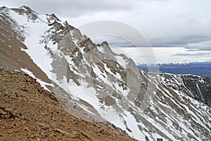 Approaching Boundary Peak in the White Mountains, Nevada 13er and state high point
