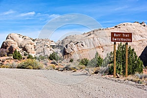 Approaching the Burr Trail Switchbacks photo