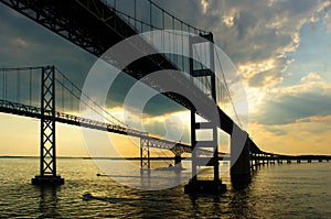 Approaching the Chesapeake Bay Bridges photo