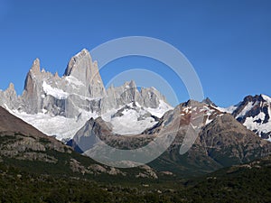 Approaching the end of the trail to Mount Fitz Roy