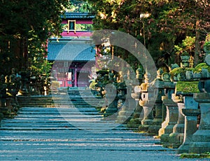 Approaching Fujisan Otorii Gate  in Japan