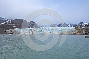 Approaching a High Arctic Tidal Glacier