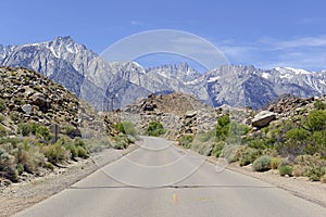 Approaching Mount Whitney and the Eastern Sierra photo