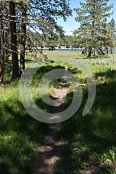 Approaching Prosser Creek Reservoir