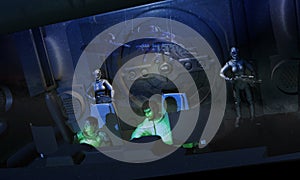 Approaching the space station