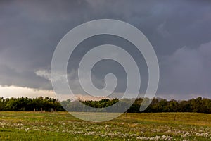 Approaching storm in Kansas