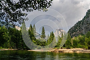 Approaching Thunderstorm over Yosemite Valley