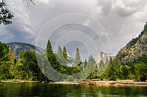 Approaching Thunderstorm over Yosemite Valley