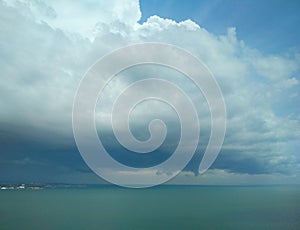 Approaching thundery front over the Black Sea