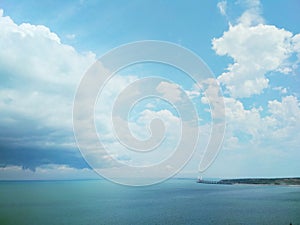 Approaching thundery front over the Black Sea