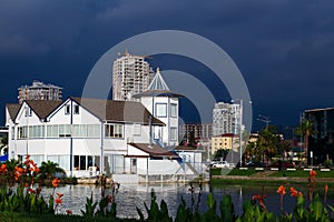 Approacing thunderstorm in Batumi Georgia