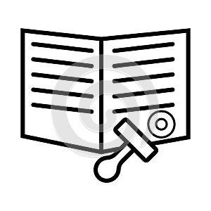 Approval / consent / qualified icon vector