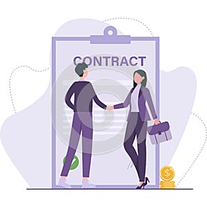 Approval contract Illustration