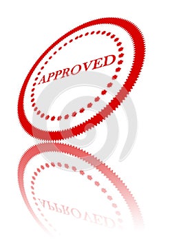Approval stamp
