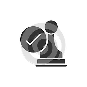 Approval Stamp Icon