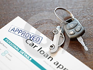 Approved Car Loan Application