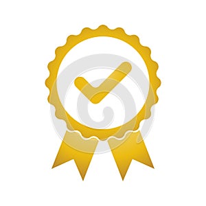 Approved or certification icon