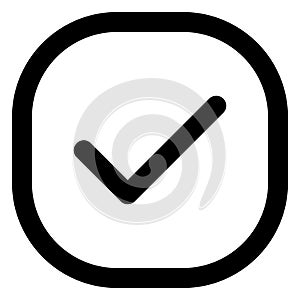 Approved, check Bold Vector Icon which can be easily edited or modified