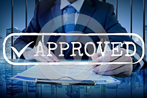 Approved Checked Accessible Authorized Security Concept