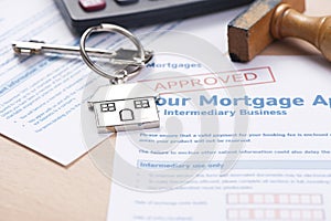 Approved mortgage application