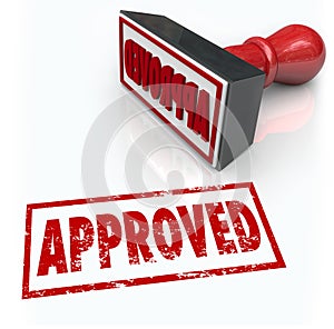 Approved Rubber Stamp Accepted Approval Result