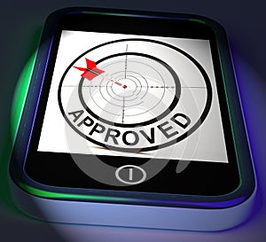 Approved Smartphone Displays Accepted Authorised Or Endorsed