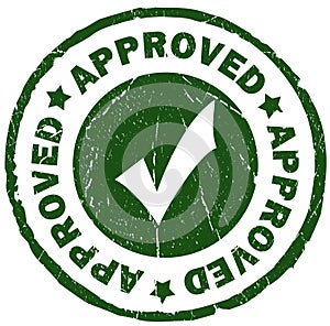 Approved stamp