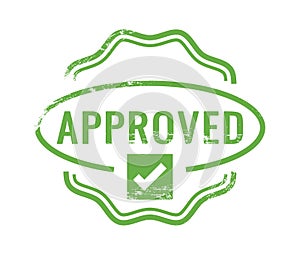 Approved stamp permission retro sign