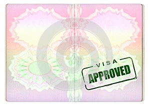 Approved Visa on Passport