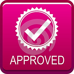 Approved web button