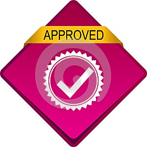 Approved web button