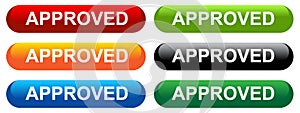 Approved web buttons